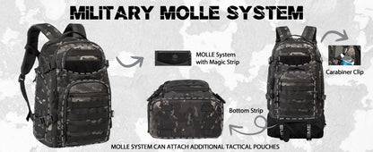 35L Tactical Backpack - Camouflage