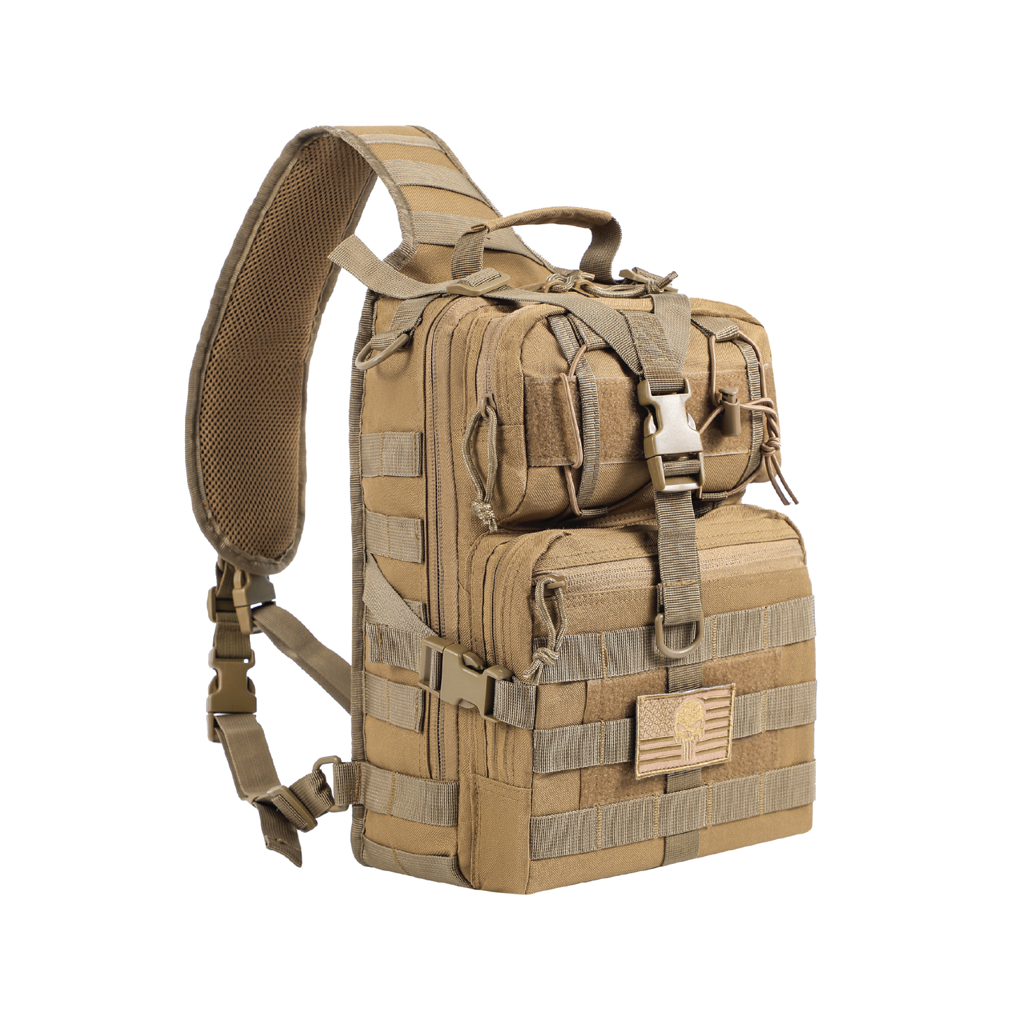 15L Tactical Sling Bag - Khaki